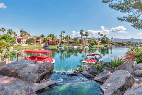 Lake front and mountain views