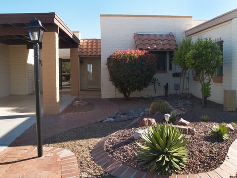 Front of Townhouse with carport.