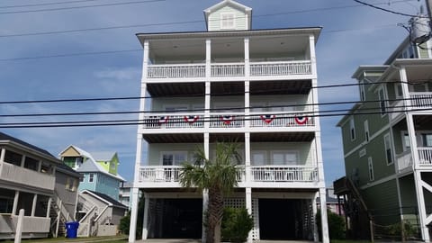 Our Condo from Canal Drive.  Parking on the right.  We own the first level