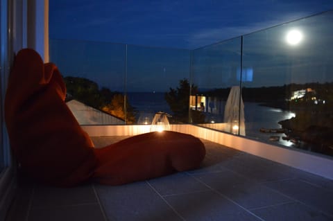 Night view from the balcony