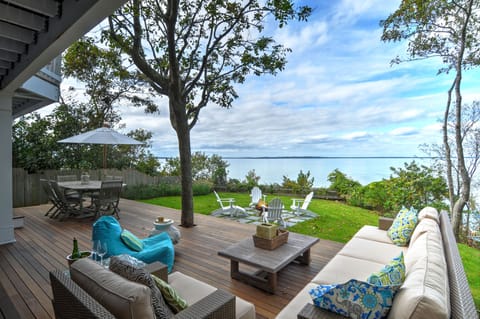 Outdoor living at its best. Deck faces NW. Glorious from sun up to sundown.