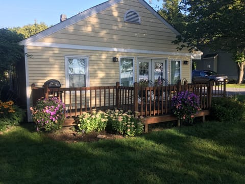 Enjoy our Large Front Deck w/ Gas Grill, Patio Furniture & Wonderful Lake View