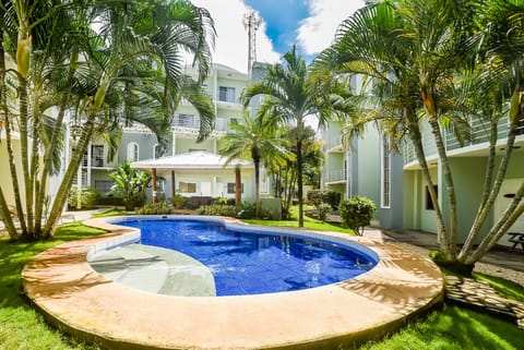 One of the two pool of the complex.
