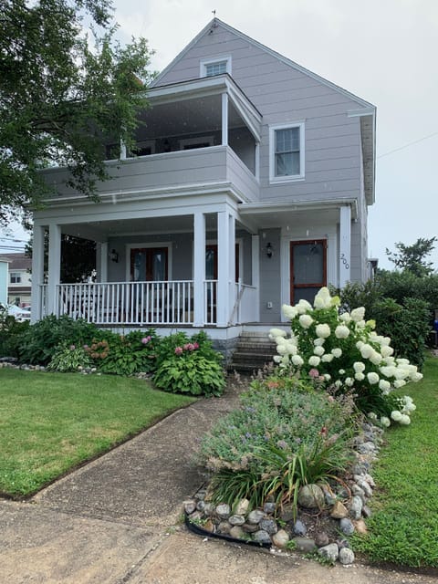 Beautiful flowers and landscaping greet you as you enter