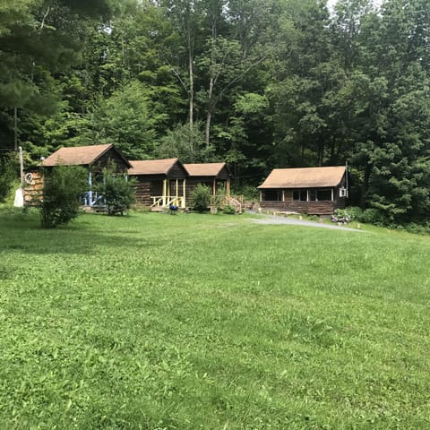 Wendy with other cabins. 