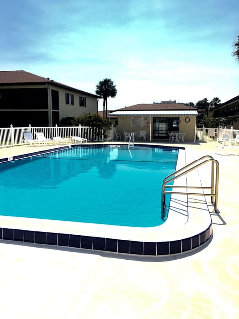 Heated pool and cabana
