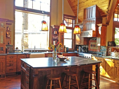 A true Chef's kitchen with high end appliances