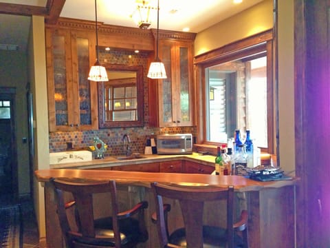 Fun Bar area downstairs. Great entertaining space!