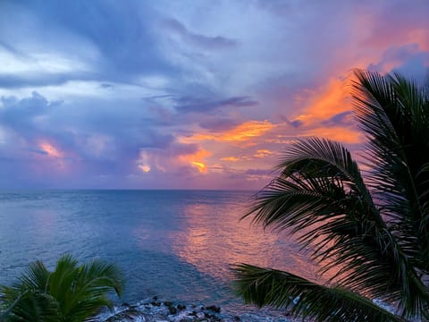 Sunset from patio