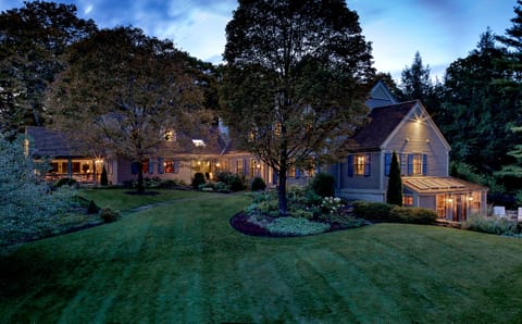 Beautiful home tucked away at the top of the hill is totally private. 