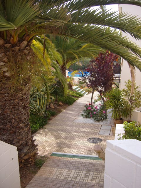 Walk down to the pool