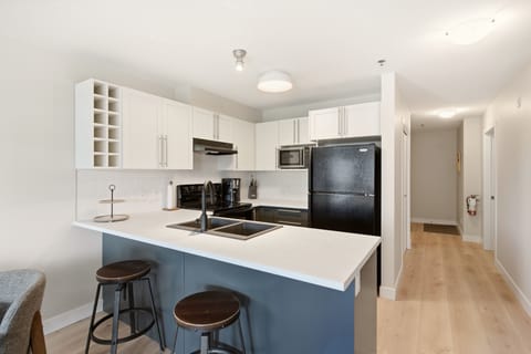 Here is a look at the gorgeous kitchen in Suite HE321