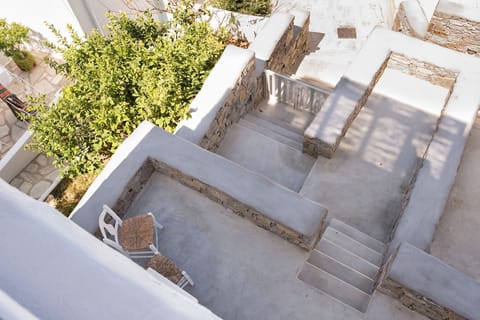 Terraces at back of the house