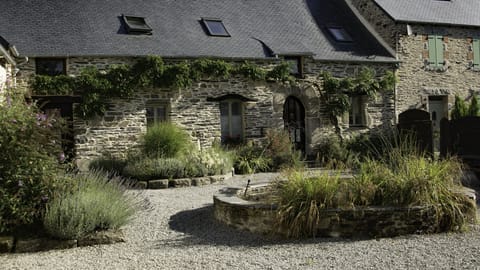 Front courtyard and pond