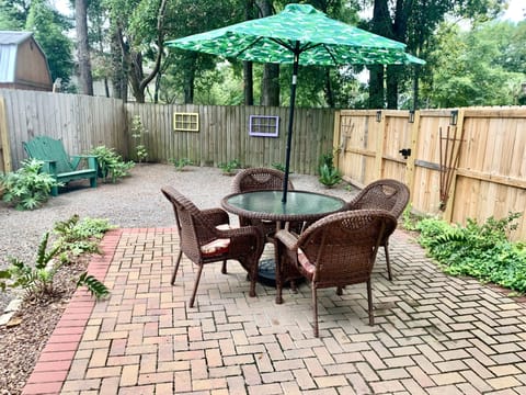 Private patio for your breakfast coffee or glass of wine in the evening