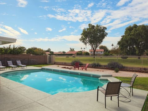 Relax and enjoy the view next to the pool 