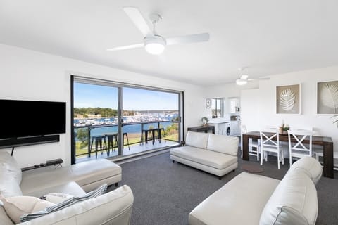 Lounge room with spectacular views