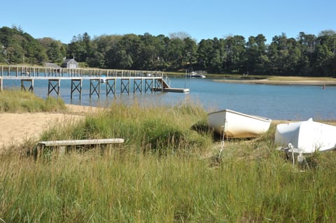 Private beach, 3 houses away!