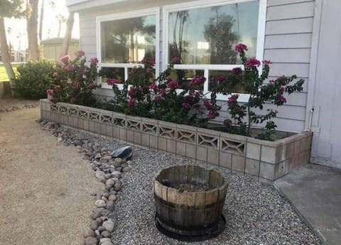 North side of home (facing the golf course)