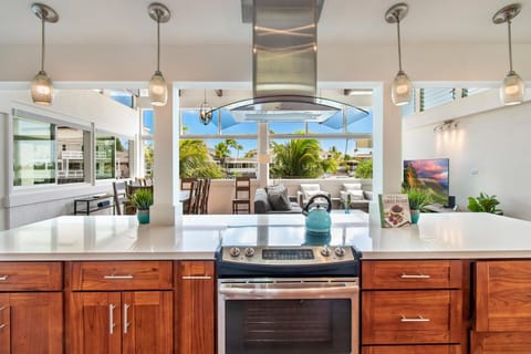 Prepare meals while gazing out at the tranquil marina waters—cooking has never felt more inspiring.