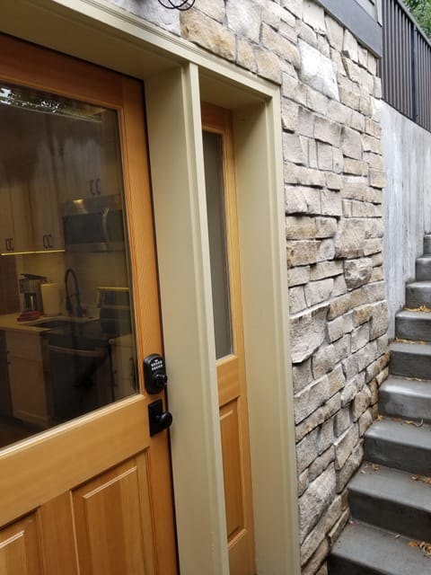 Staircase to separate entrance