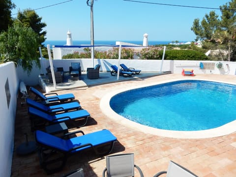 Pool Area with Shaded Seating Area