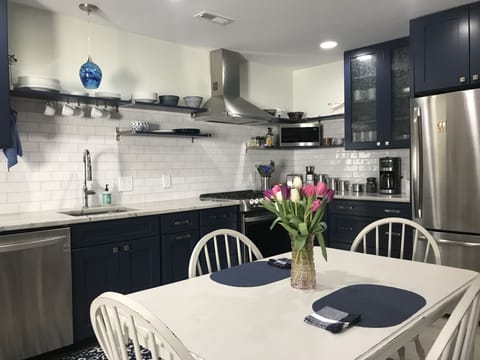 Plenty of dishes and glassware.