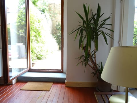 Sitting room door into the garden terrace