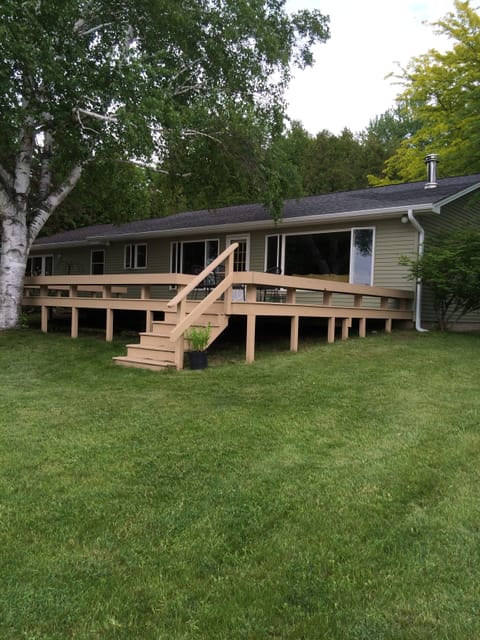 Lake Side deck - large deck area overlooking water