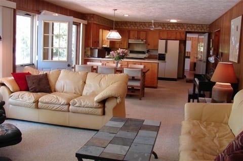 Open Living Area to Kitchen