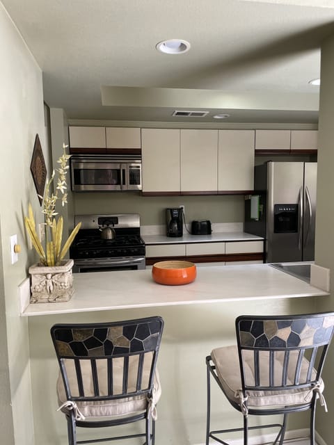 Kitchen from dining area