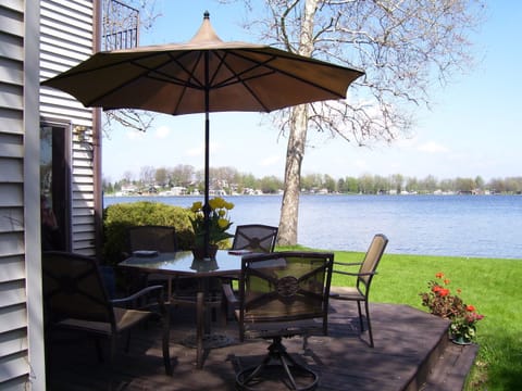 A yard for play while great swimming, fishing and boating are just steps away!