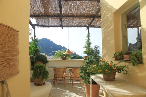 The terrace from the master bedroom