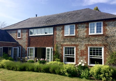 The house from the courtyard garden.