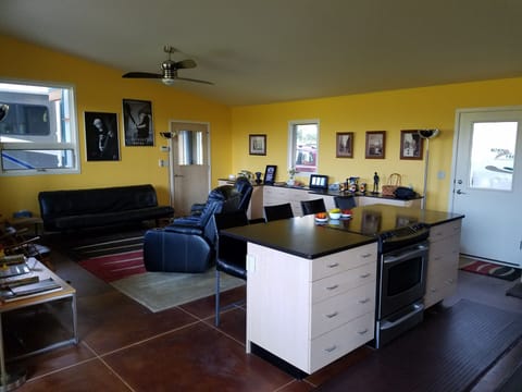 Living room from the dining area.