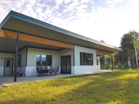South side of house facing mountains.
