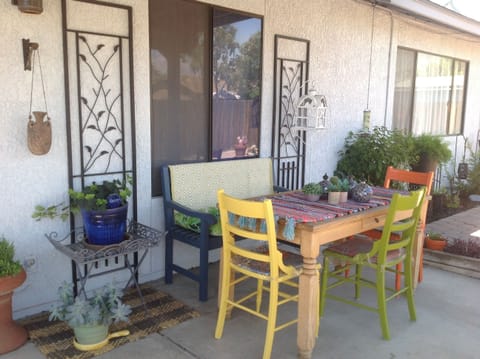 patio area - perfect for lunch or a card game
