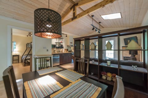 Dining area looking towards living and dining.