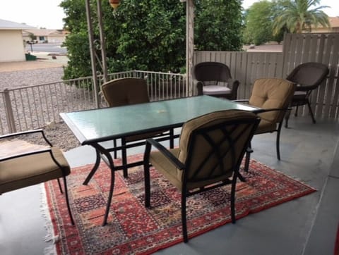 Covered Patio for Happy Hour or Dining Outside