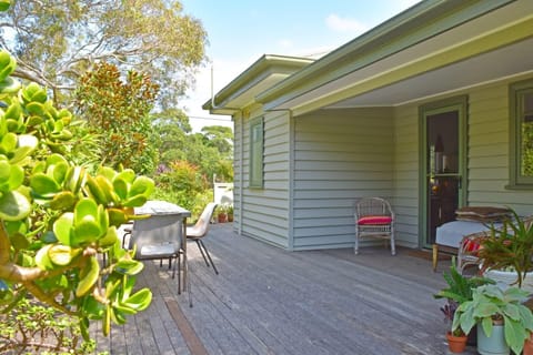 Front covered decking