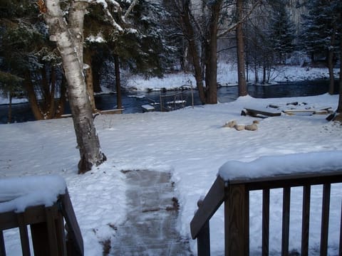 River view from Dining room deck