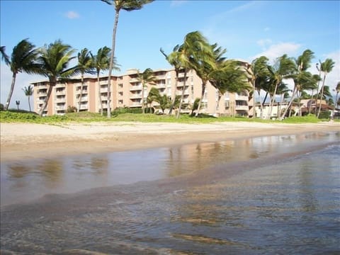 Beachfront complex on three miles of sandy beach. 73 N Kihei Rd.