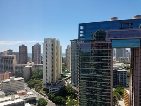 Window view looking towards the ocean