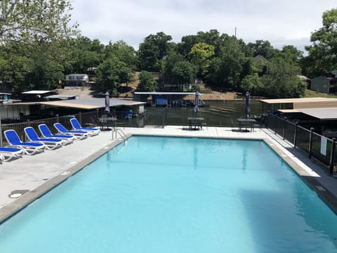 Pool next to condo