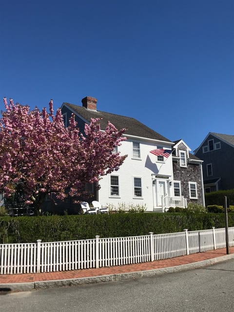 Corner view with picket fence