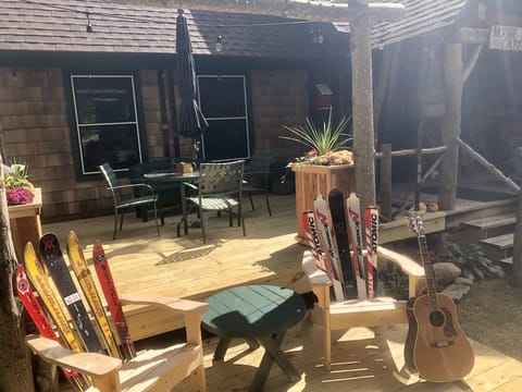 Our new rustic deck