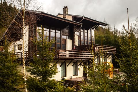 View from the front of the villa