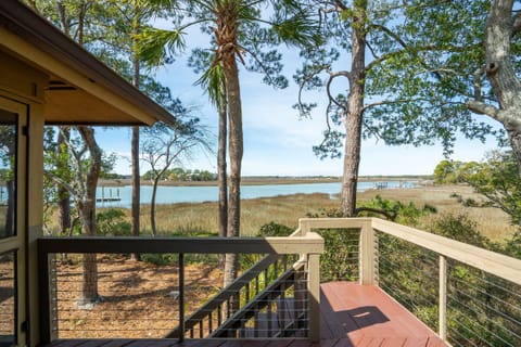 Back deck river view