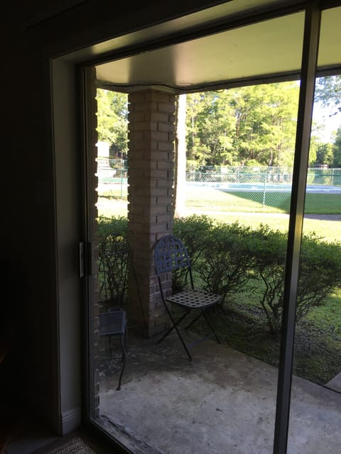 Patio and pool just outside your back door