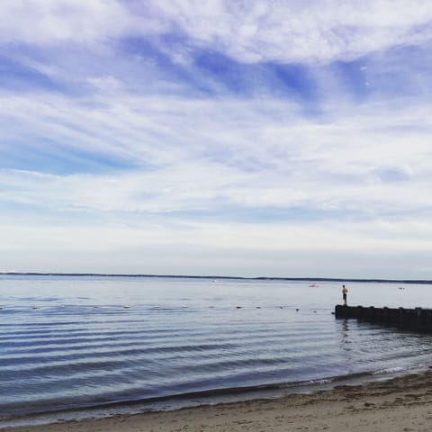 Deeded beach 200 steps from house
